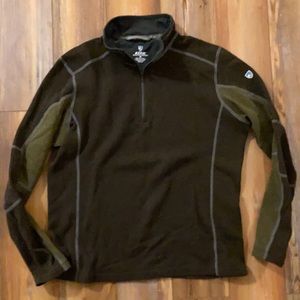 Wool quarter zip